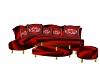 BKG Red Pose Couch
