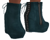 Teal Aileen Boots