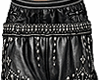 CHROME STUD LEATHER JOG