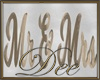 Mr & Mrs Wedding Sign