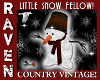 COUNTRY VINTAGE SNOWMAN