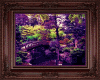 framed purple forest