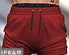 ♛ 2D-Red Muscle Shorts