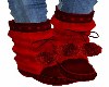 WINTER RED BOOTS