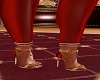 Red Belly Dance Shoes