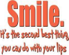 Smile, SecondBestThing!