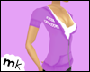 [MK] Lace Hoodie Purple