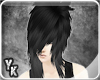 [YK] Uka black emo hair