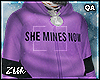 "She Mines Now".  v2