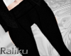 ^R: Black Velvet Pants