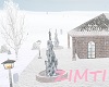Snowy Winter House Day