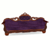Purple Velvet Antq Sofa