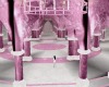 Pink snow wedding room