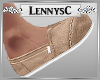 *L* Nude Loafers