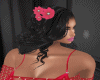 Flowers red hair