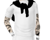 black white collage top