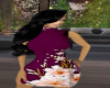 floral purple dress