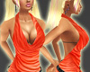 Sexy Orange Barbie Dress