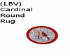 (LBV) Cardinal Round Rug
