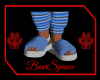 FM Blue Stripe Slippers