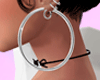 Animated  Silver Hoop