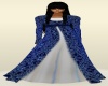 Blue Floral Gown *Medi*