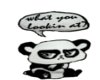 Grumpy Panda Sticker