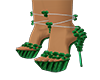 green sandal
