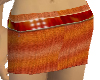 tropical skirt orange