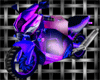 Purple Neon Motorcycle