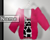 Pink/Cow Fur