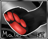 (M)Red Canine Feet 2[FT]