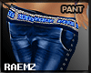 [R] Blue Shiny Pant
