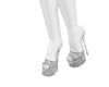 L! SILVER DIAMOND HEELS