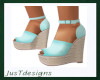 JT Teal Wedge