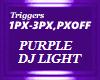 PURPLE DJ LIGHT