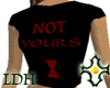 LDH Not Yours Blk Widow