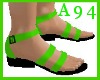[A94] Green sandals V2