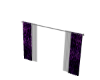 Purple curtains