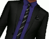 Black/Purple Full Suit