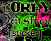 Coreys sticker