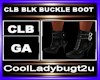 CLB BLK BUCKLE BOOT