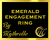 EMERALD ENGAGEMENT RING