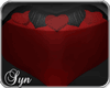 *SYN*GA*HeartBed*Blk-Red