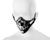 M Male Skull Mask Silver