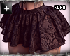 black lace skirt