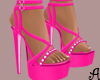 A| Diva Heels Hot Pink