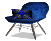 Blue Chair W/Pillow 2