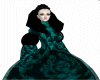 [AB] Teal Queens Gown
