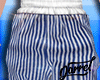 D- striped shorts